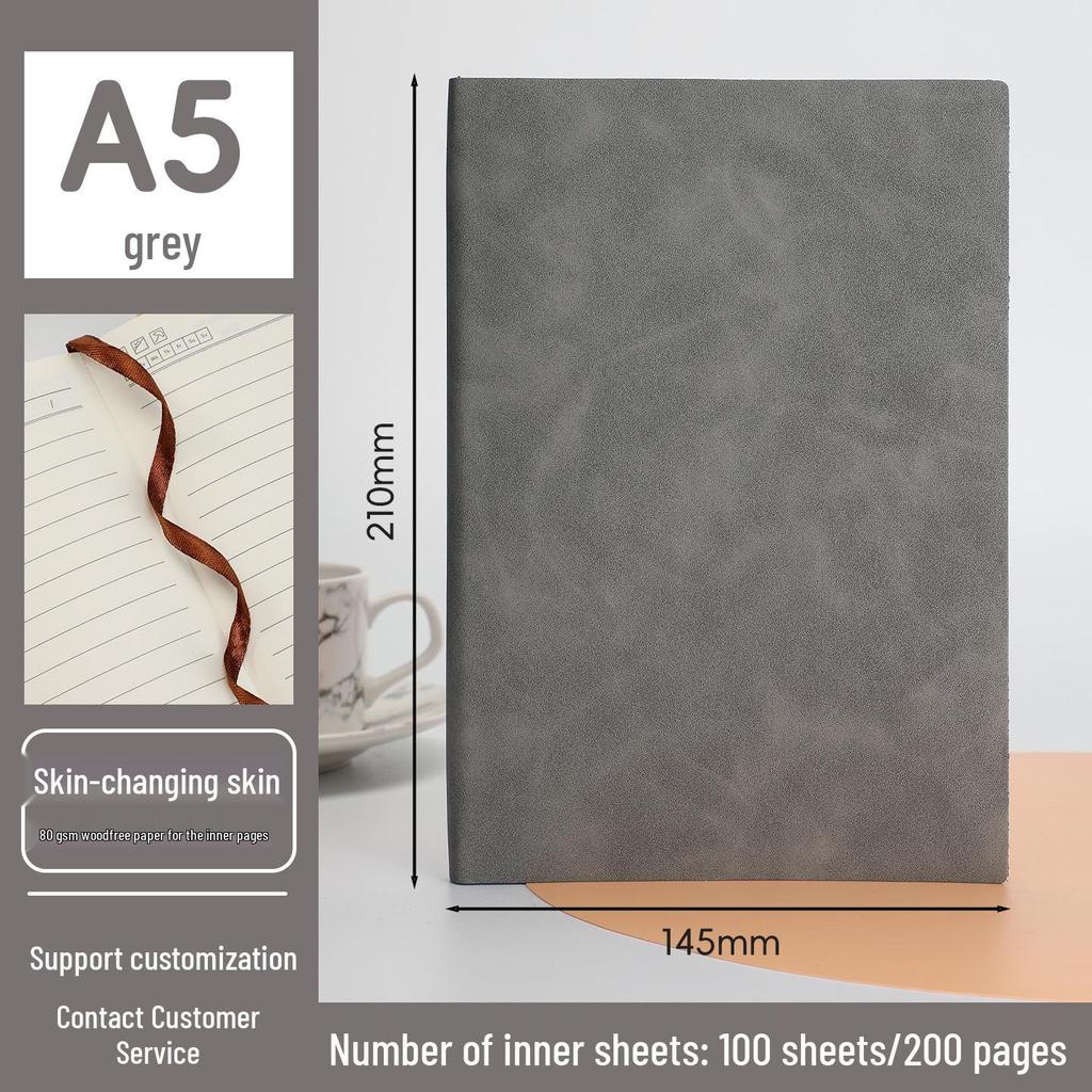 Caiet de Afaceri din Piele de Oaie A5/A6 – Personalizabil cu Logo