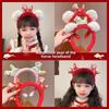 Mascot Horse Hair Hoop Cartoon New Year Headpiece Creative New Year Headband  Women