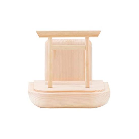 Kamidana no Sato Modern Kamidana Kamisama no Tana Kamisama no Omiya Mini Natural 14 x 15 x 13 cm