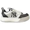 MLB New York Yankees Slip Resistant Low Top Skateboard Shoes Unisex Gray Sneakers 3ASXCCD4N-50BKS