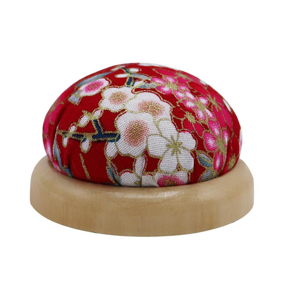Ball Pincushion Pin Insert Package Portable Practical Red 7.2*4.5cm Black/purple Carefully Crafted Cotton+wood