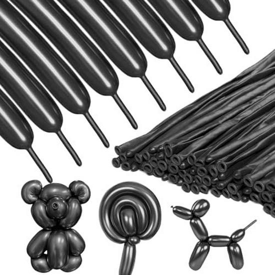 260 Pack of Thickened Long Magic Balloons for Modeling, Weaving, Birthday Decorations, and Ground Promotions