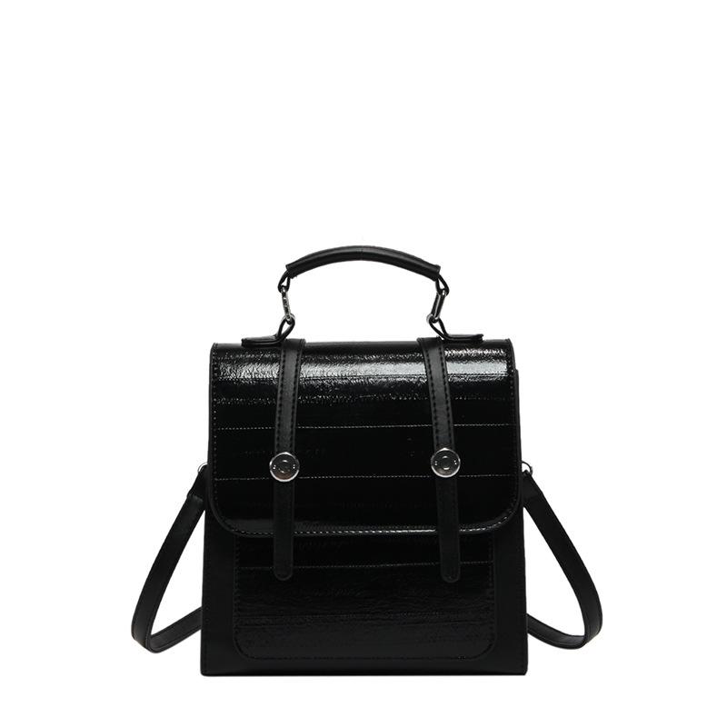 Летний популярный женский повседневный маленький рюкзак новая модная тенденция дорожный рюкзак чёрный