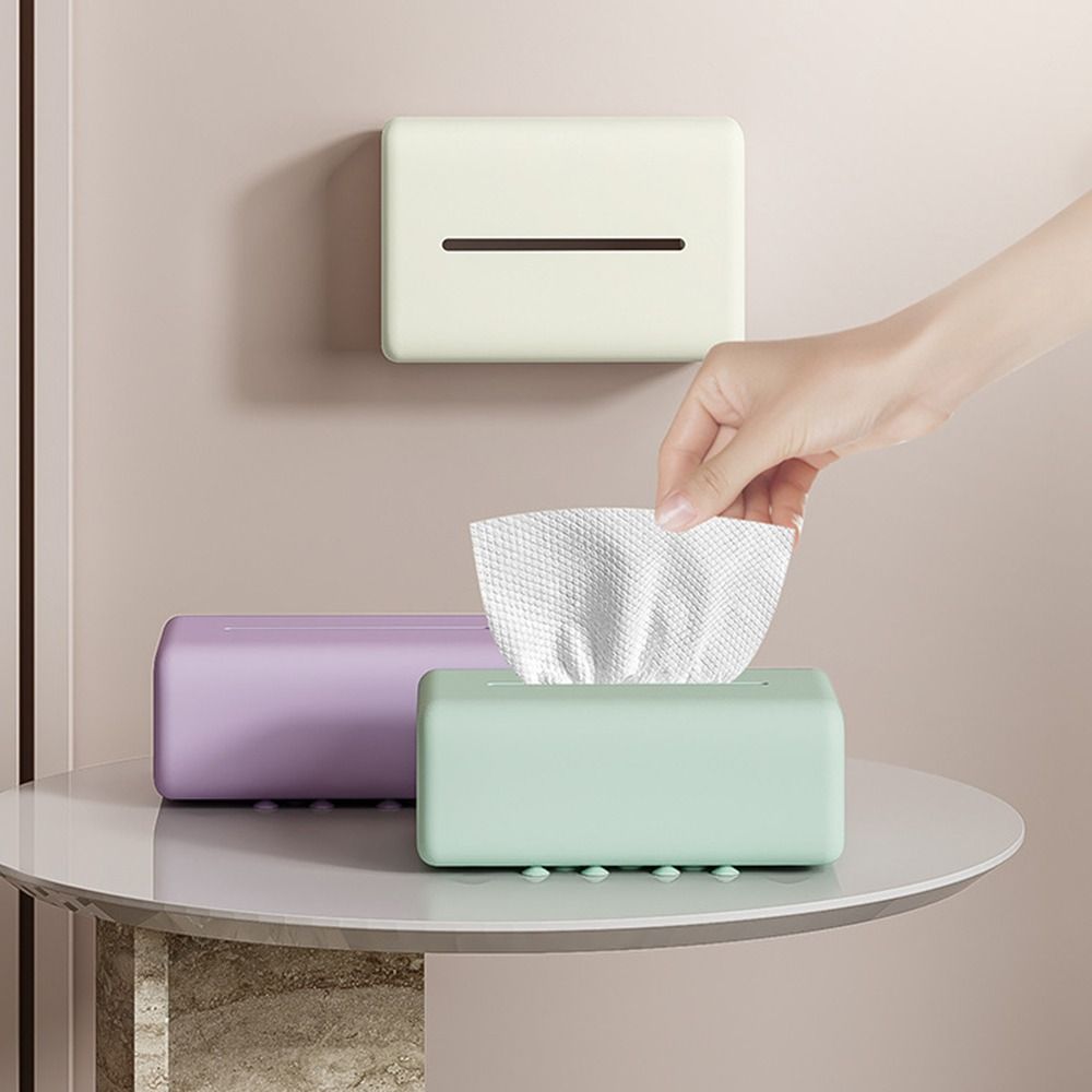 

Простая коробка для хранения бумаги, креативный автомобильный держатель для салфеток, многофункциональная силиконовая коробка для салфеток для гостиной