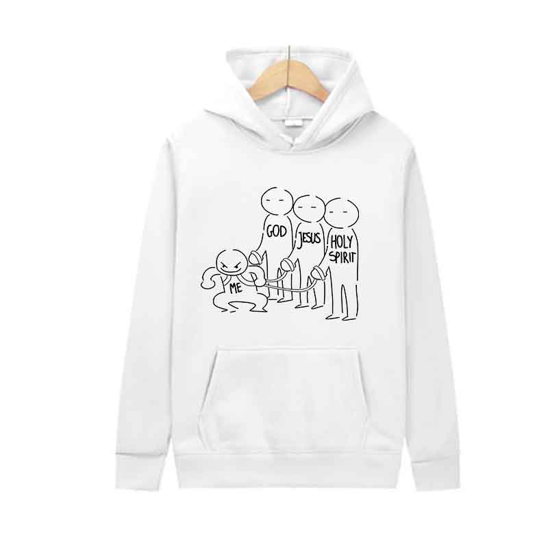 Interesse Bedruckter Herren Damen Kapuzenpullover Street Trends Lässiges Kapuzenshirt Mode Unisex Sportbekleidung Herbst_Winter Oberteil