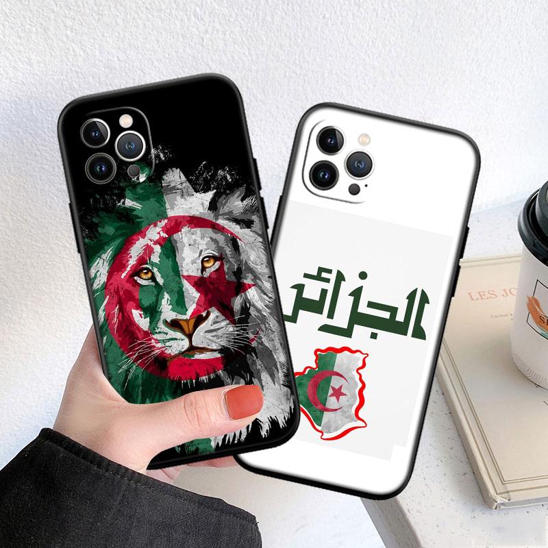 CJ2 Algerian Passport Flag Soft Shell Phone Case for Redmi Note 10 11 12 Pro Max 10S 10C 10T 11A 11S 12S 12C