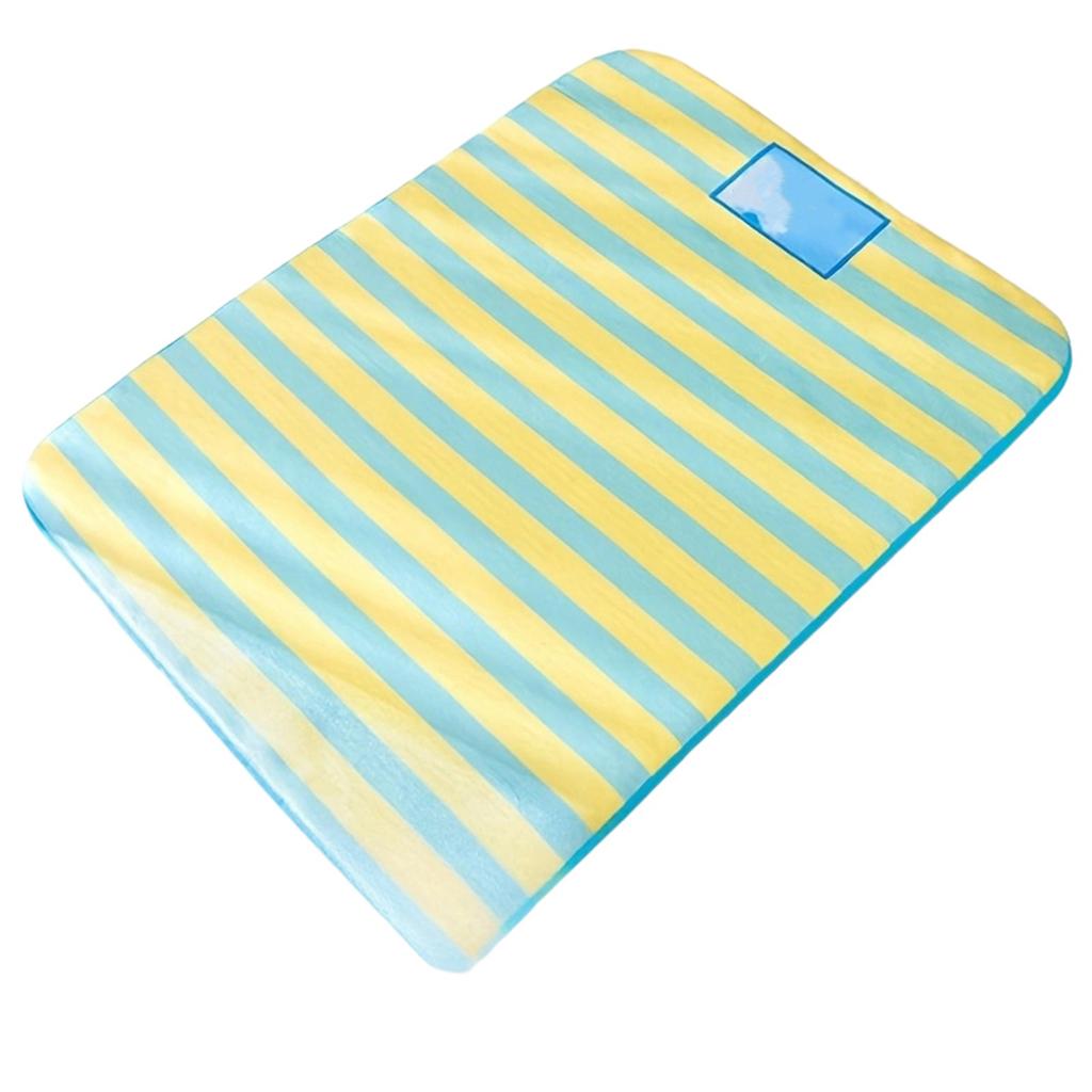 Dog Bed Mat For Summer, Breathable Ice Silk Pet Bed Cushion With Removable Washable Cover, Non-Stick Hair Puppy Sleeping Pad With