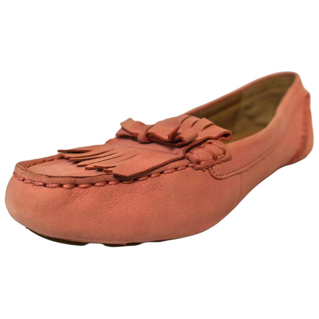 UGG Whitley Driver Damskie mokasyny slip-on ze skóry owczej Różowe 1095532-LNT