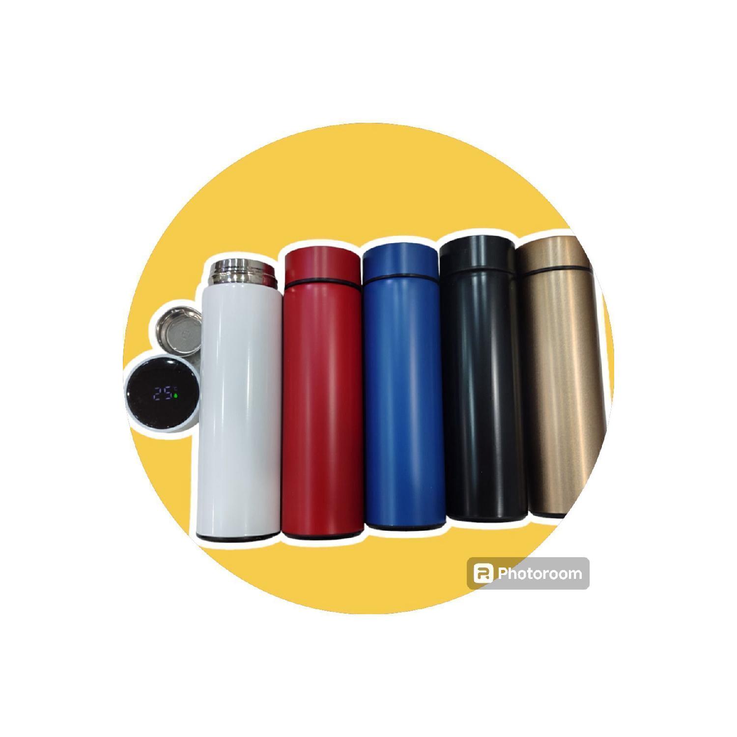 

Graded Vacuum Steel I Thermos With Temperature Indicator чорний