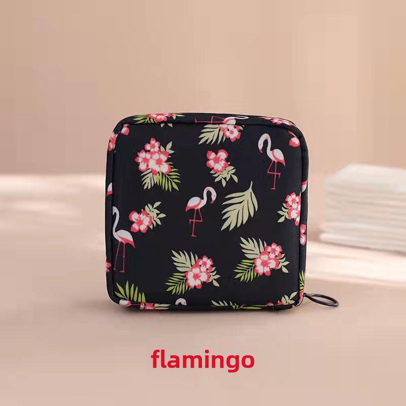 Girls' Cartoon Multifuntional Sanitary Napkin Storage Bag - Large Capacity, Portable, Student Use