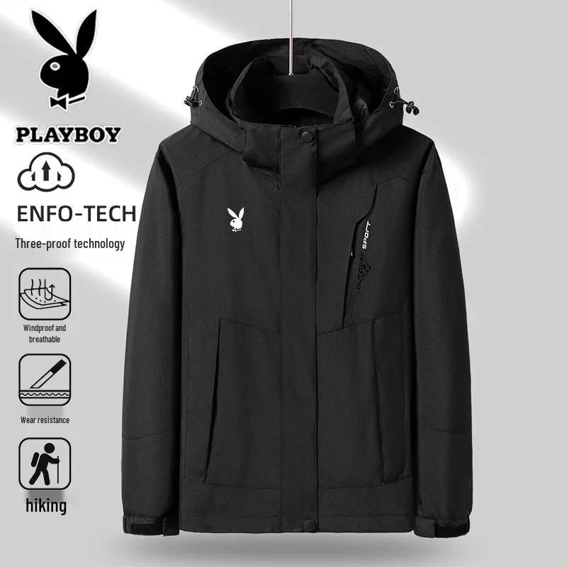 Playboy Men's Detachable Outdoor Jacket