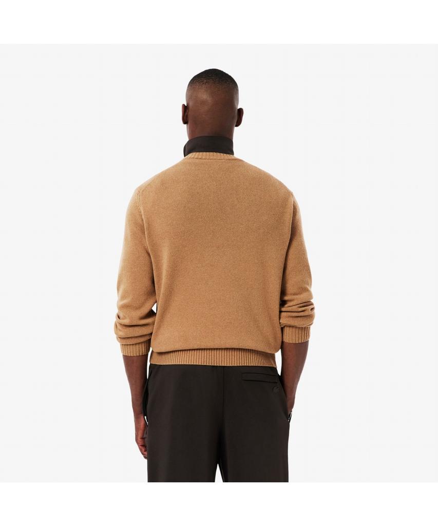 LACOSTE Men'S Wool Crew Neck Sweater Ah2916-55N Tuy