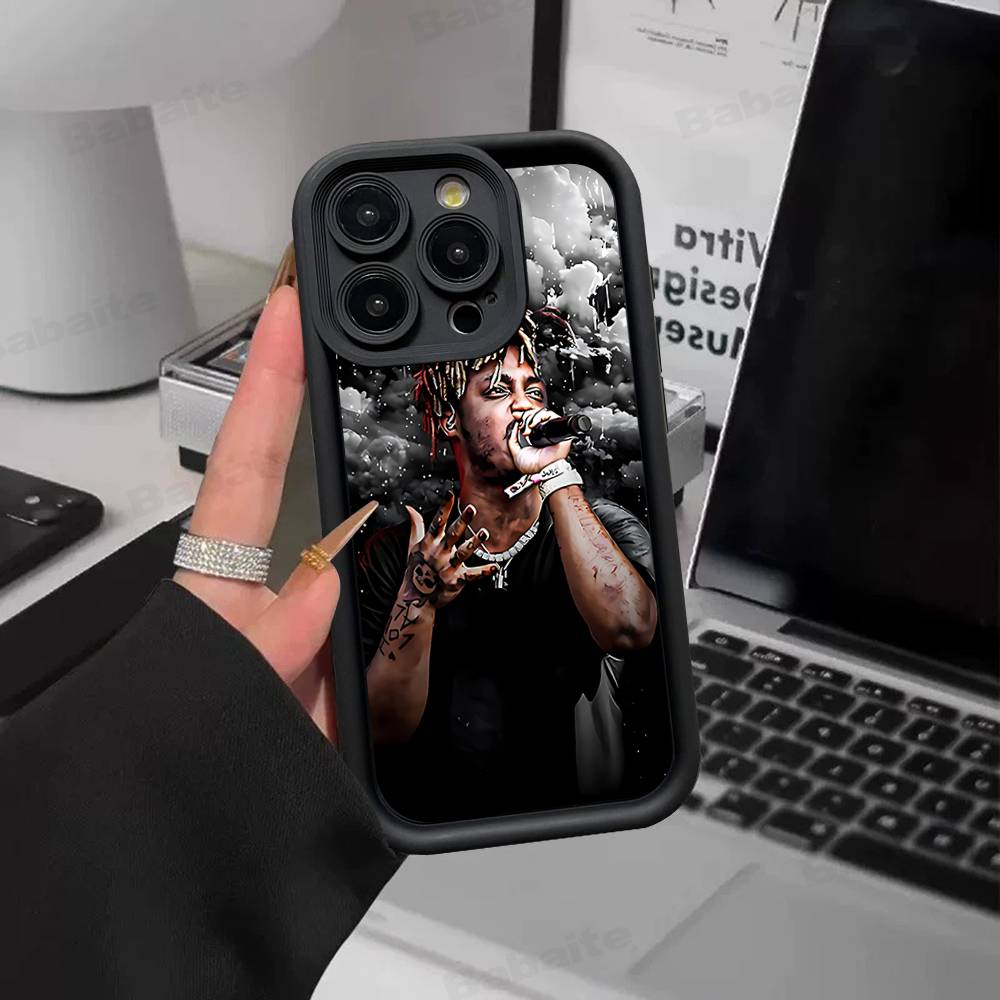 Rapper J-Juice Wrld Phone Case For IPhone 17 16 15 13 11 12 14 Pro Max Plus Silicone Cover Shell