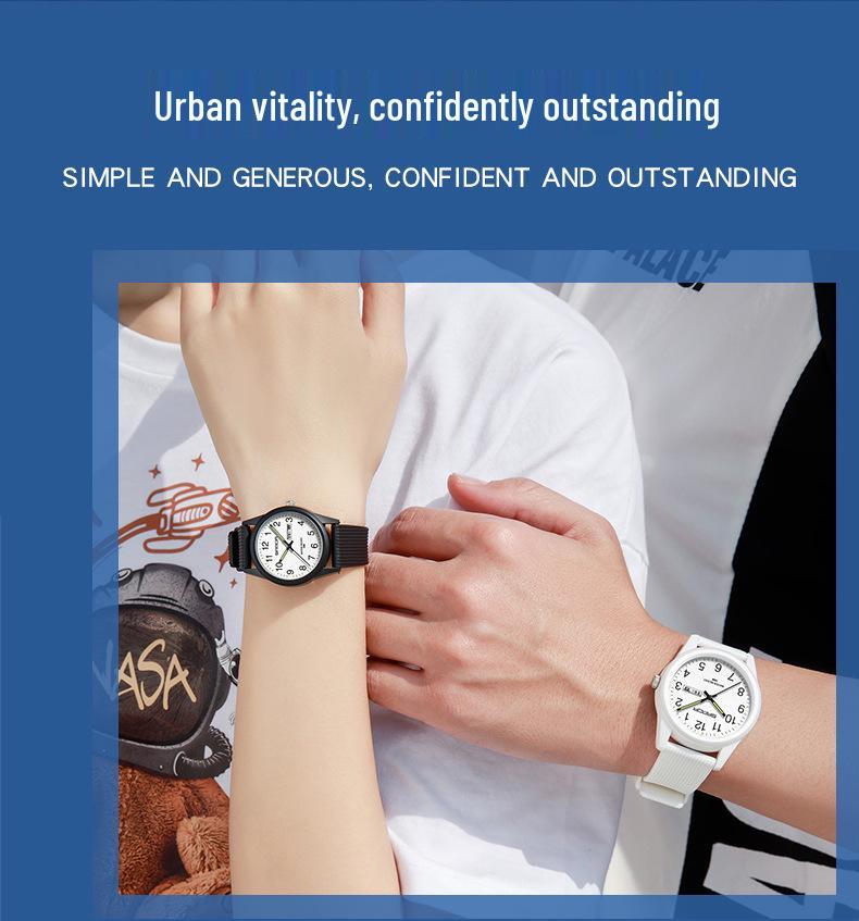 Sanda Creative Calendar Wristwatch for Students – Versatile Fashion Dial for Men & Women