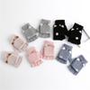 2pack Flexible Finger Movement Gloves Cold Weather Knitted Gloves Child Gloves for Daily Use