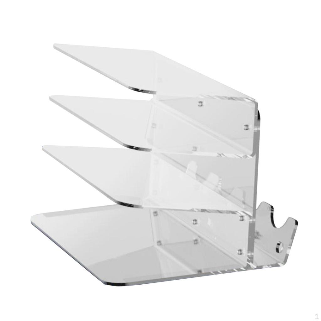 Keyboard Mice Storage Rack Computer Holder Shelf Acrylic Desktop Organizer