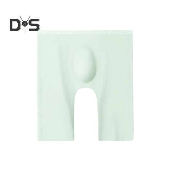 Men Boxer Underwear Elastic Mid-Waist Design Breathable Summer Ice Silk Shorts Panties Solid Color U-Convex Seamless Panties