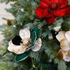 Multi-color Artificial Christmas Flowers Flower Head Xmas Tree Ornaments  Event Layout