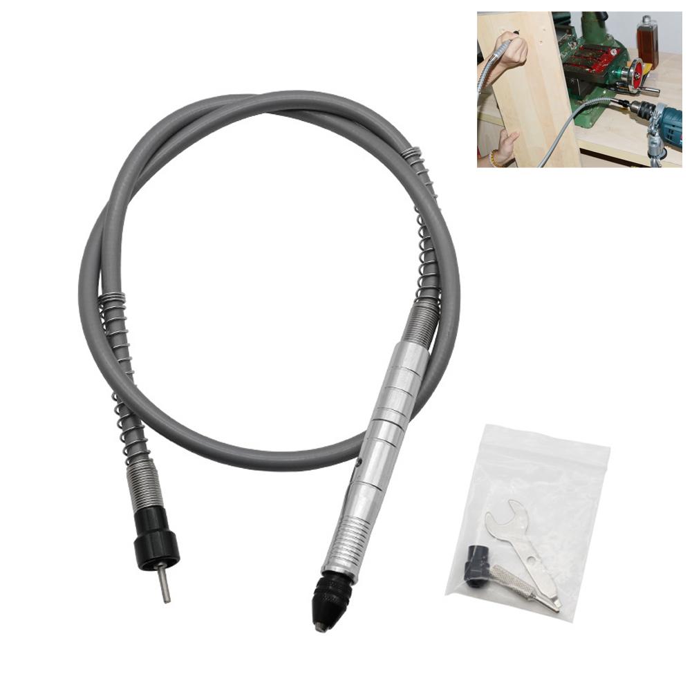 1pc Flexible Shaft Extension Cable With Rotating Chuck For Electric Grinder Engraving Machine Grinding Cutting Drilling Polish