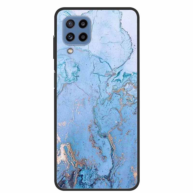 For Samsung Galaxy A12 Case Marble TPU Silicone Soft Phone CoverFor Samsung Galaxy M12 Case Samsung F12 Protector Gift New Para