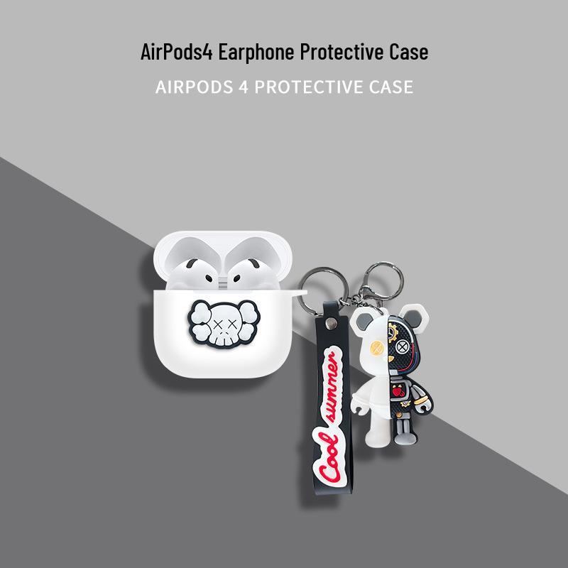 Compatible Soft Protective Case for AirPods Pro 2, AirPods 4, and AirPods 3 Earphones