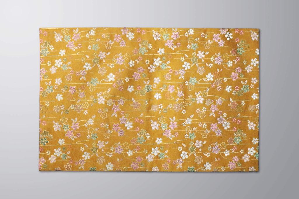 Fire-retardant, Cherry Blossom-patterned Sutra Desk Cover, Sutra Desk Mat, Sutra Desk Mat, Kyoto Buddhist Altar, Isemura, Shuren, Sutra Desk, Sutra