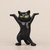 Cute Cats Pen Holder Funny Cat Doll Ornaments Plastic Crafts Earphone Support Room Office Desk Home Decoration Accessories