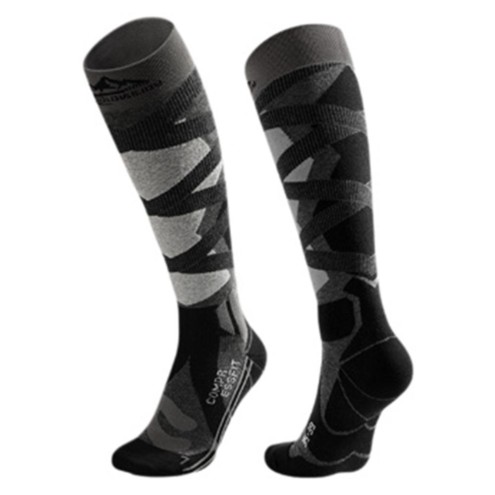 GOLOVEJOY DWZ05 1 Pair Sport Compression Socks Winter Warm High Tube Ski Calf Socks F