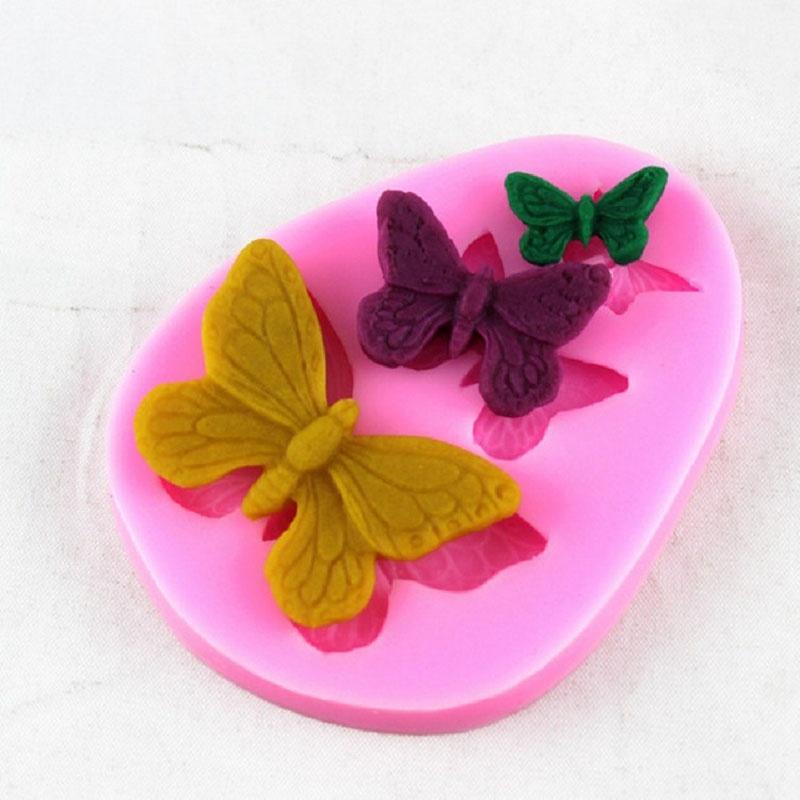 Silicone Molds for Cake Decorating Butterfly Shape Candy Chocolate Mold