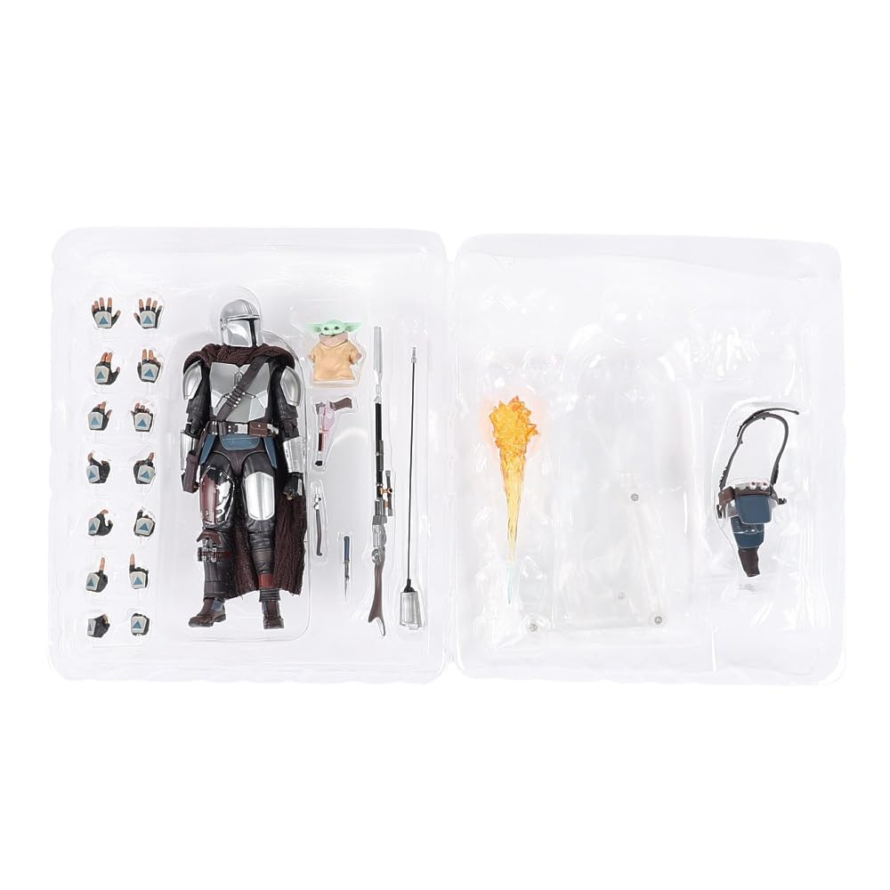 MAFEX THE MANDALORIAN Высота 160 мм Окрашенная фигурка № 129 прибл.
