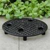 Patio Plant Pot Holders 6Pcs Risers, 8 Inch Round Plastic Bases Elevator Stands, Feet for Indoor Outdoor Flower Pots