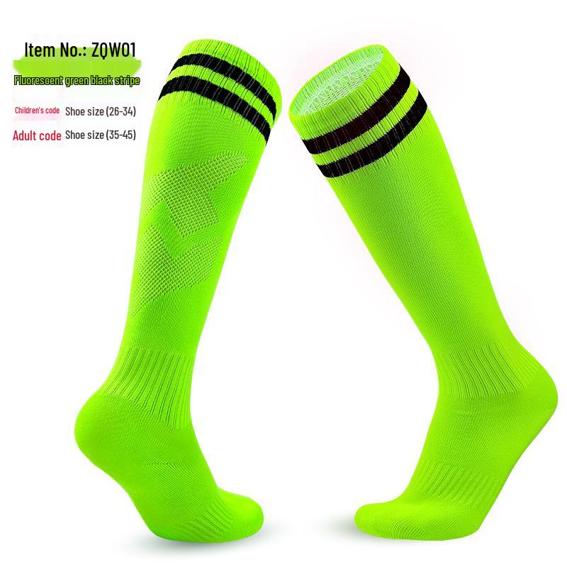 Thickened Non-Slip Long Tube Football Socks for Men & Women - Ideal for Training and Competition