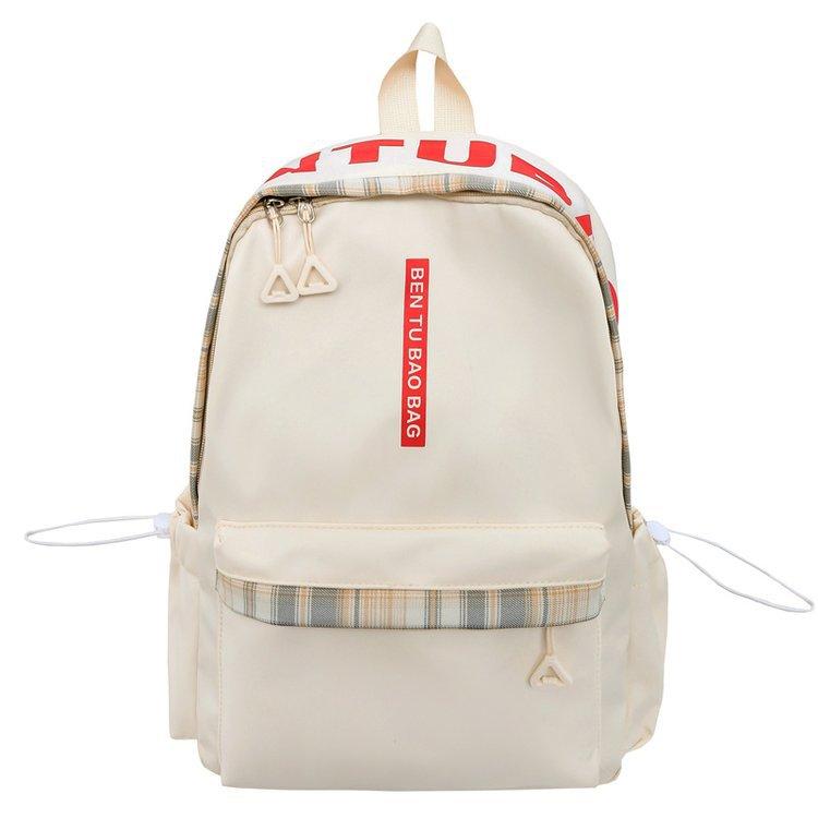 Schoolbag Japanese women ins fashion lightweight simple versatile schoolbag 4th and 6th grade junior high school high school student backpack