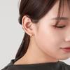 Vendome Aoyama K18PG Pink Gold Hoop Earrings AGAA1593 PG [Official]