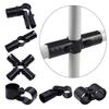 Pipe Connector Clamp Pipe Joint Component Black,Rust Resistant Sturdy Pipe