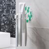 1 Pc Plastic Shaver Toothbrush Dispenser Toothbrush Holder Toothpaste Storage Rack Bathroom Organizer Accessories