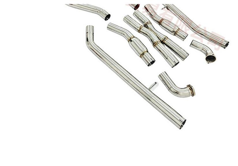 Stainless Steel Remote Control Valve Muffler Exhaust for BMW X5M/X6M E70/E71 4.4T