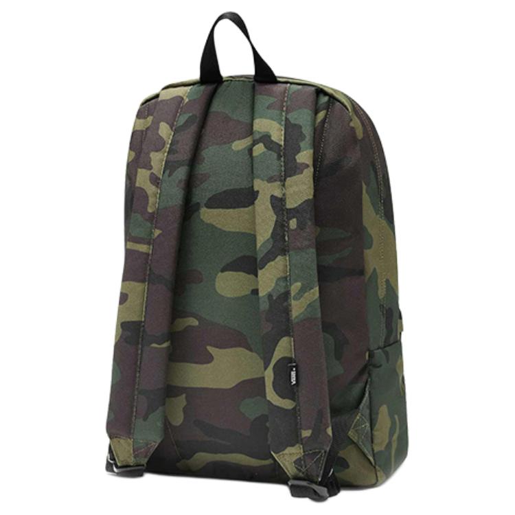 Vans Zipper Closure Nylon Backpack Men Backpacks Camouflage VN000ONIJ2R