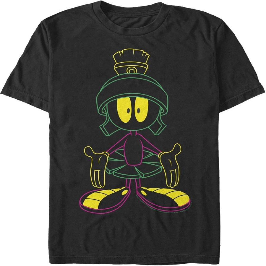 

Men s Looney Tunes Marvin The Martian Outline T-Shirt XXXXXL чорний