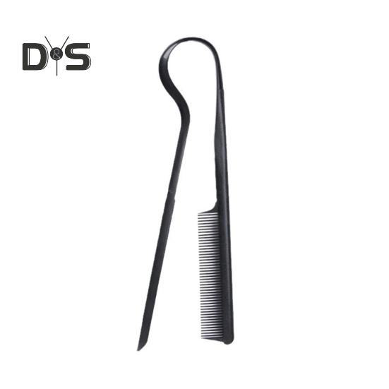 V-Shaped Hair Straightening Comb Folding Home Salon Women Hair Straightener Detangle Comb Brush Portable Hair Hairdressing Styling Tools
