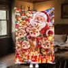 Christmas Plush Blanket Soft Comfortable All Seasons Perfect Sofa Office Naps Outdoor Travel Makes Great Gift