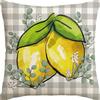 Spring and Summer Pillowcase Bedroom Living Room Sofa Pillowcase Linen Floral Decoration Pillow Cushion