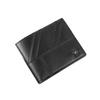 Men's Korean Style Color Block Billfold Wallet with Horizontal Webbing