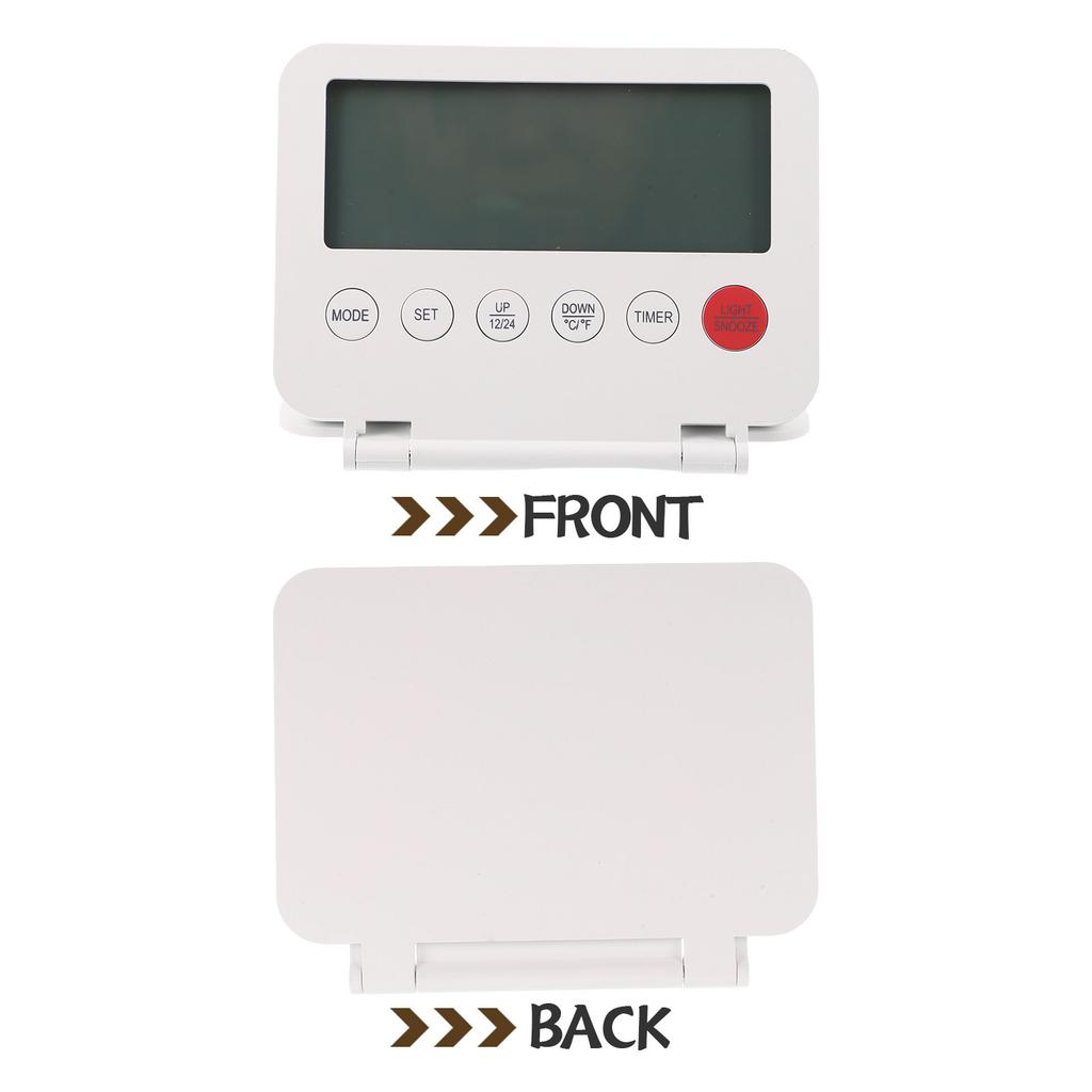 Travel Alarm Clock Clocks for Bedside Flipping Numbers Desk Decorative Quartz Compact Bedroom