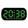 Digital Alarm Clock With Led Display And Date For Home Office And Modern Decor