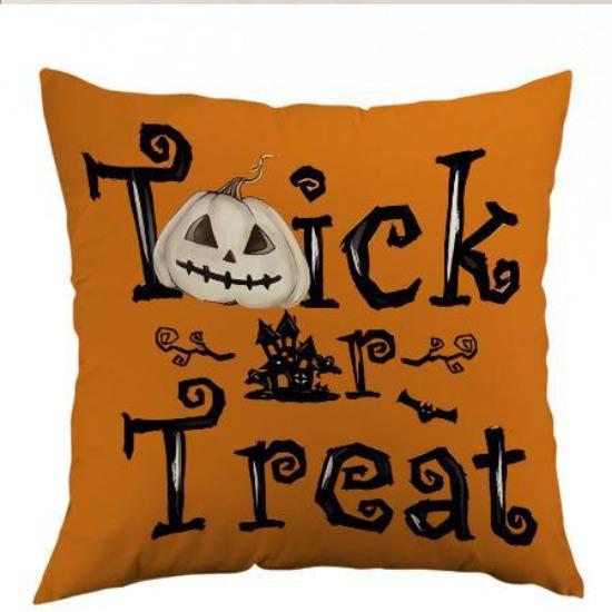 Autumn Halloween Pillow Cover Pumpkin Decorative Cushion Pillow Cover Sofa Cushion Living Room