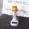 Solar Powered Car Decor Solar Swinging Angel Bobble Head Doll Shaking Head Dolls Dancing Flip Dolls