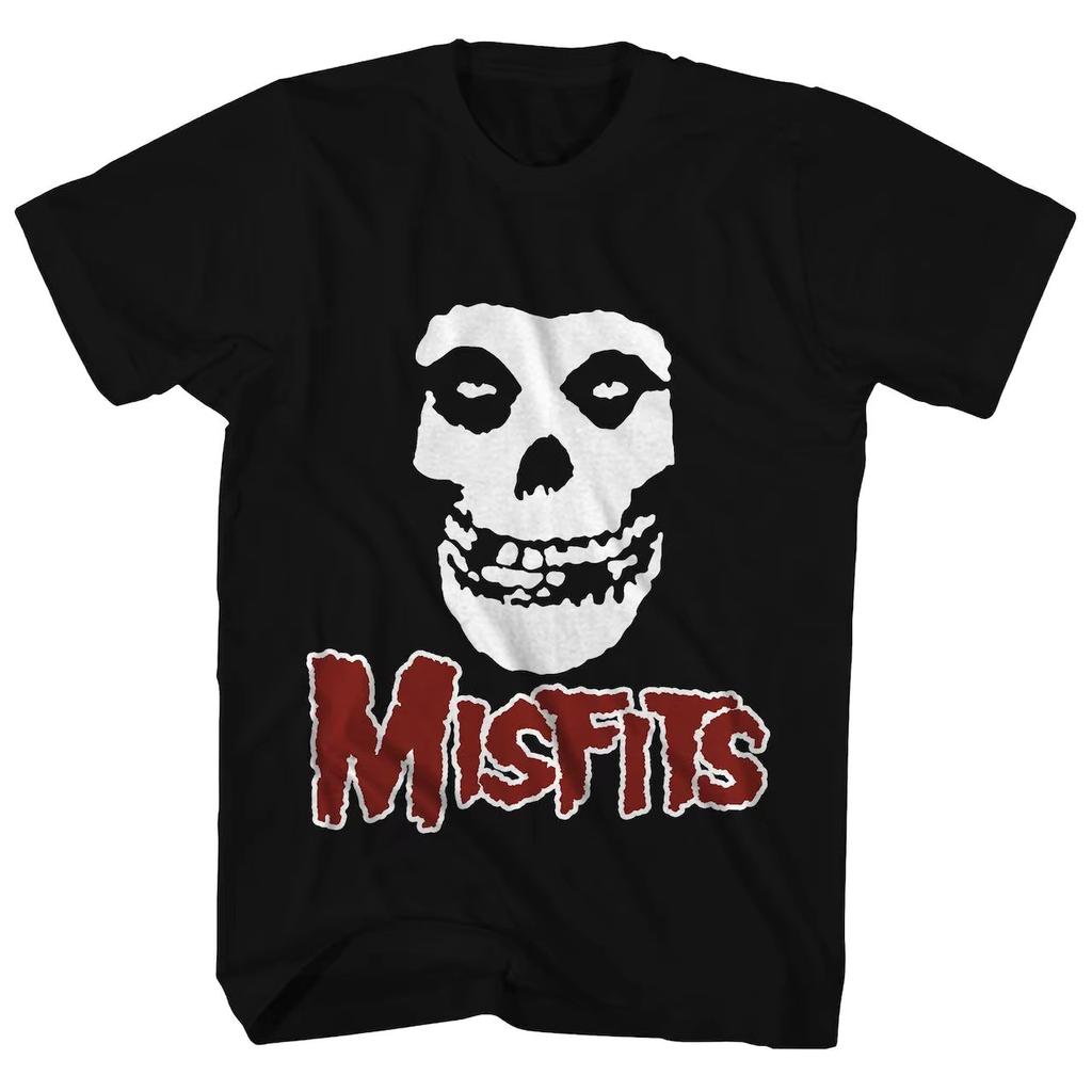 The Misfits Band Rock Hardcore Punk Style Casual TShirt Unisexs and Womens Luxury Top 2026 Logo Rock Ins Y2k