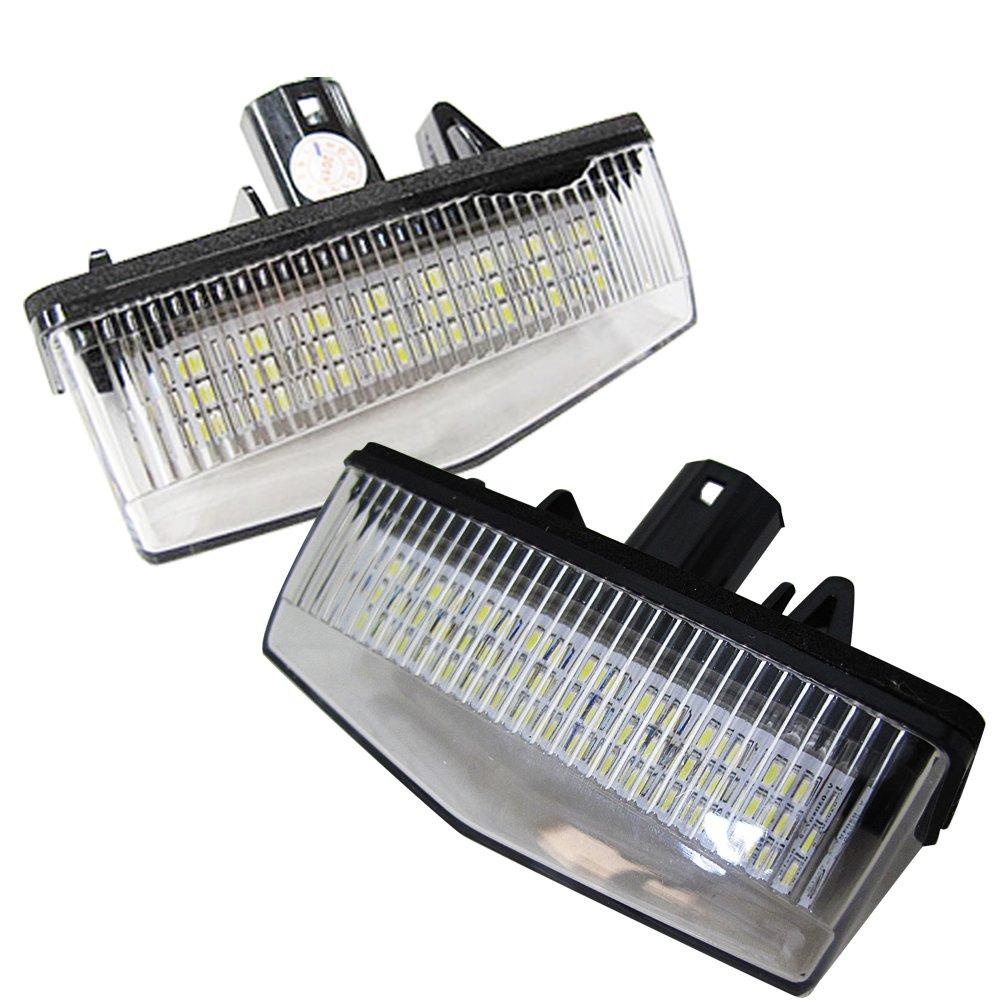

Compatible Prius 30 Series License Plate Set of 24SMD per Assembly Replacement Lights, 2, White, Side, белый
