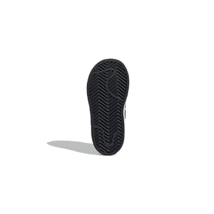 Adidas Originals Superstar El Comfortable Versatile Shock Absorbing Low Top Walking Shoes Baby Shoes White Black FV3693